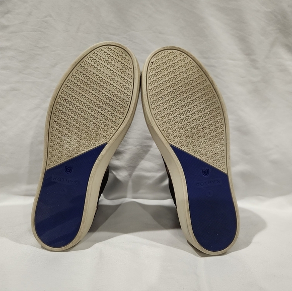 Rothy's The Chelsea Wildcat Leopard Print Sneakers. Size 8 - Picture 6 of 10